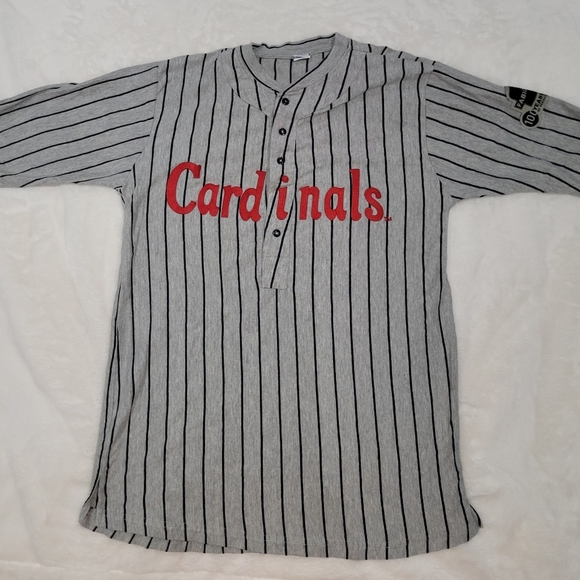 Gray and Red Pajama Top with Classic Style - Picture 1 of 10